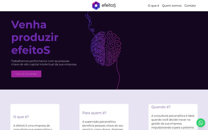 Screenshot of efeitos.net