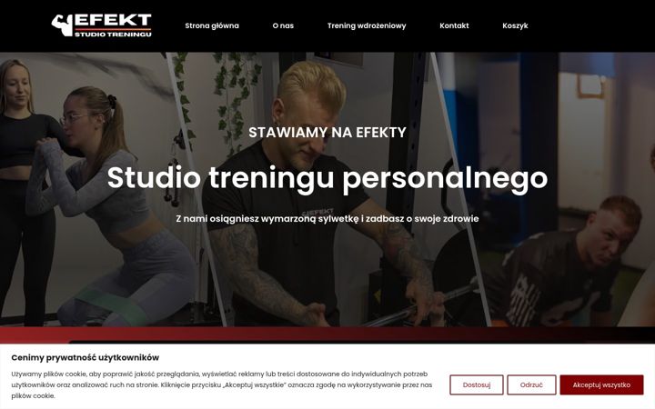 Screenshot of efektstudiotreningu.pl