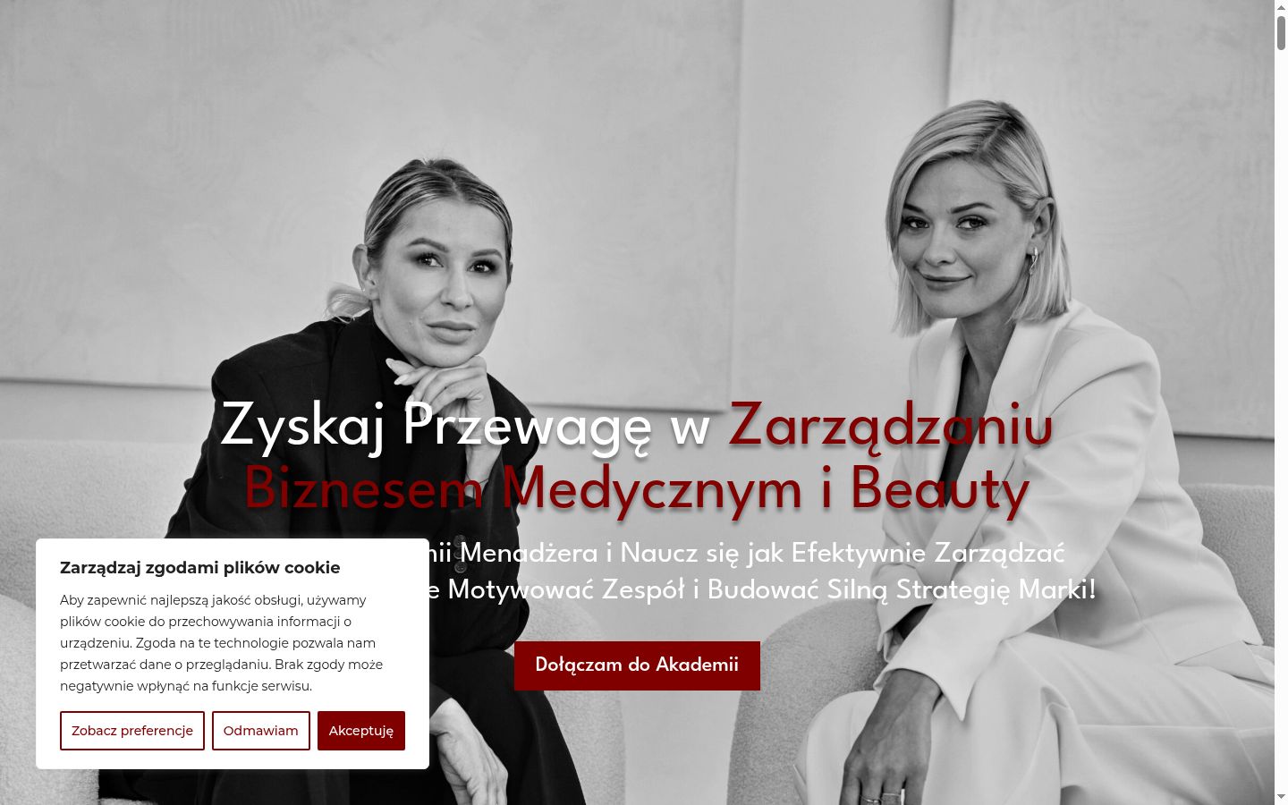 Képernyőkép a bármilyen interakció előtt megjelenő hozzájárulási bannerről