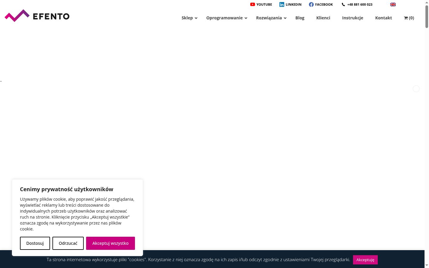 Screenshot tal-banner tal-kunsens muri qabel kwalunkwe interazzjoni