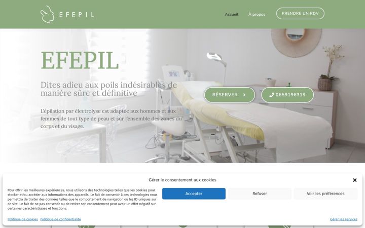Screenshot of efepil.com