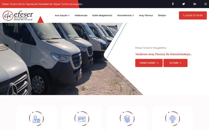 Screenshot of efeser.com
