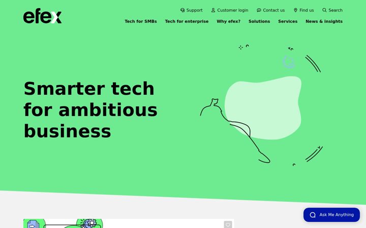 Screenshot of efex.com.au