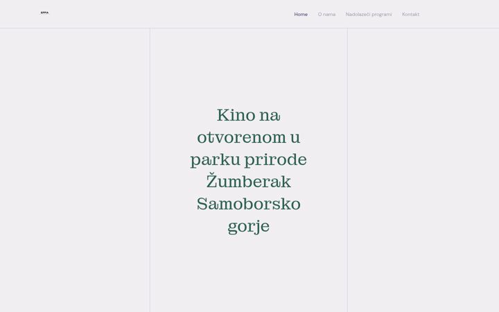 Screenshot of effa.hr