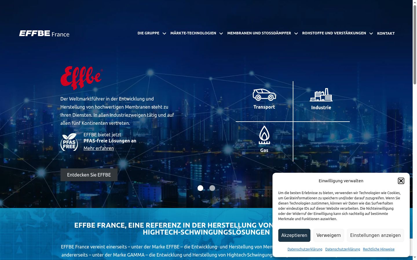 Screenshot tal-banner tal-kunsens muri qabel kwalunkwe interazzjoni