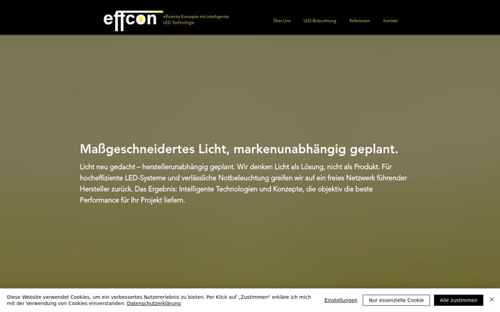 Captura de ecrã de effcon.at