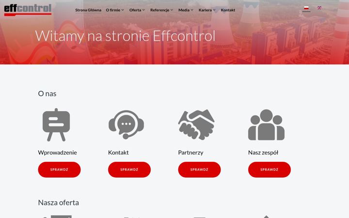 Screenshot van effcontrol.pl