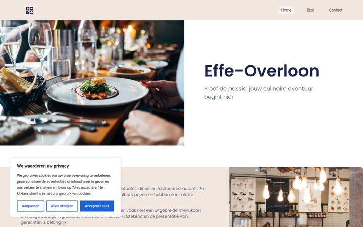 Screenshot ta' effe-overloon.nl