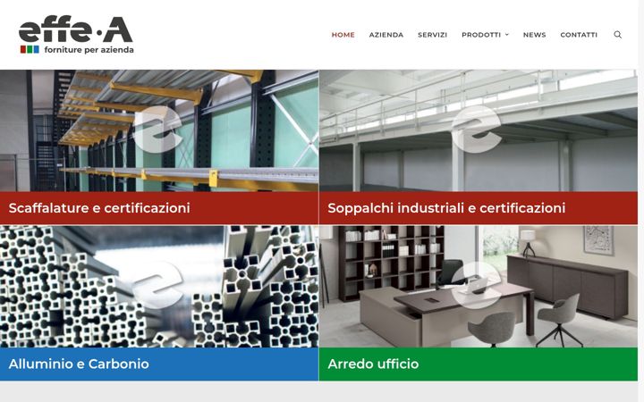 Screenshot of effeaforniture.com