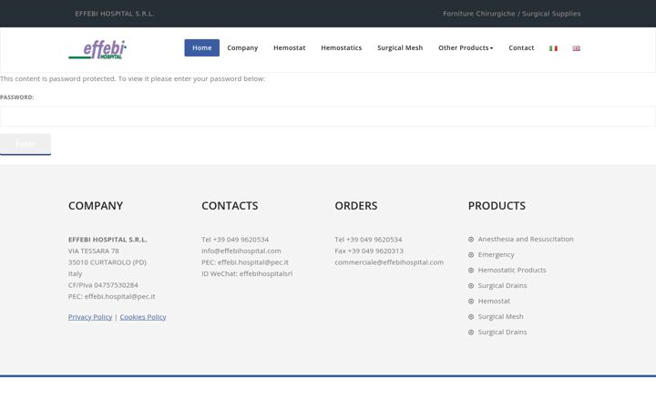 Screenshot of effebihospital.com