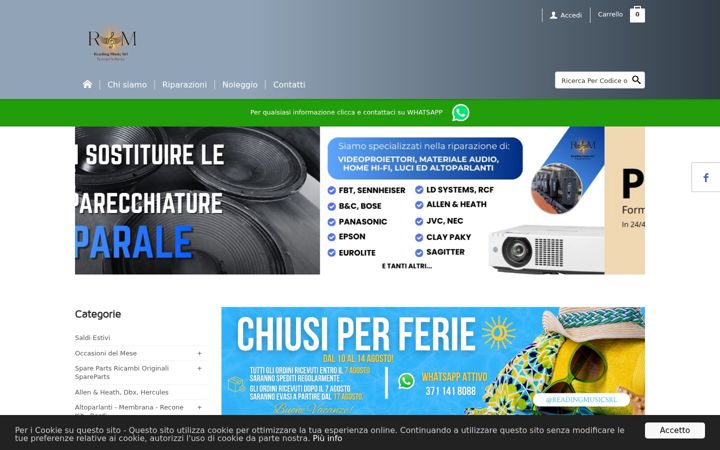 Screenshot of effebimegastore.it