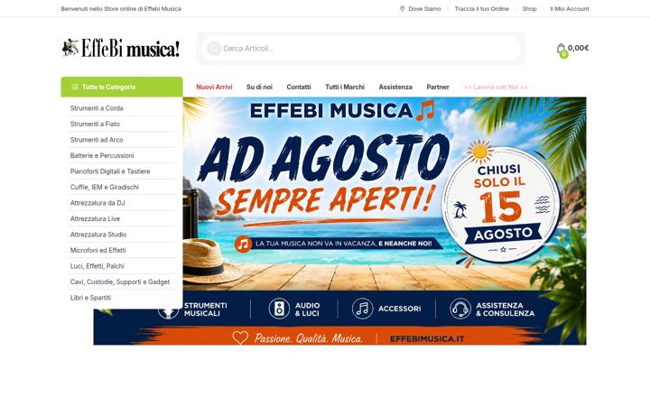 Screenshot of effebimusica.it