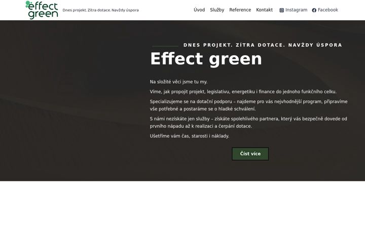 Screenshot of effectgreen.cz