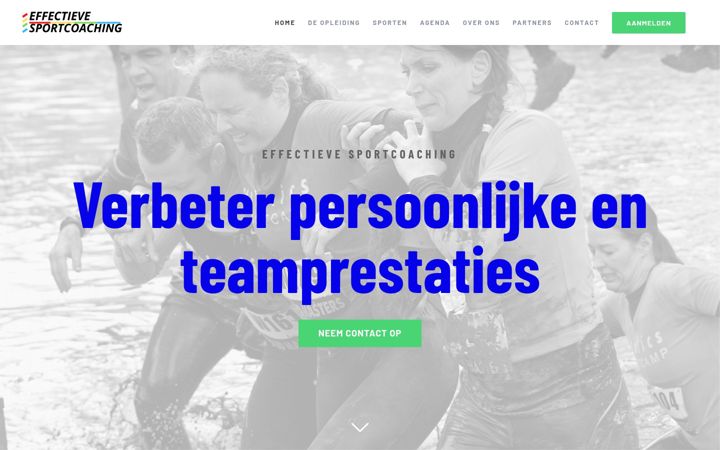 Snímek obrazovky effectievesportcoaching.nl