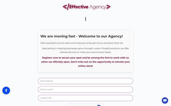 Screenshot of effectify.agency