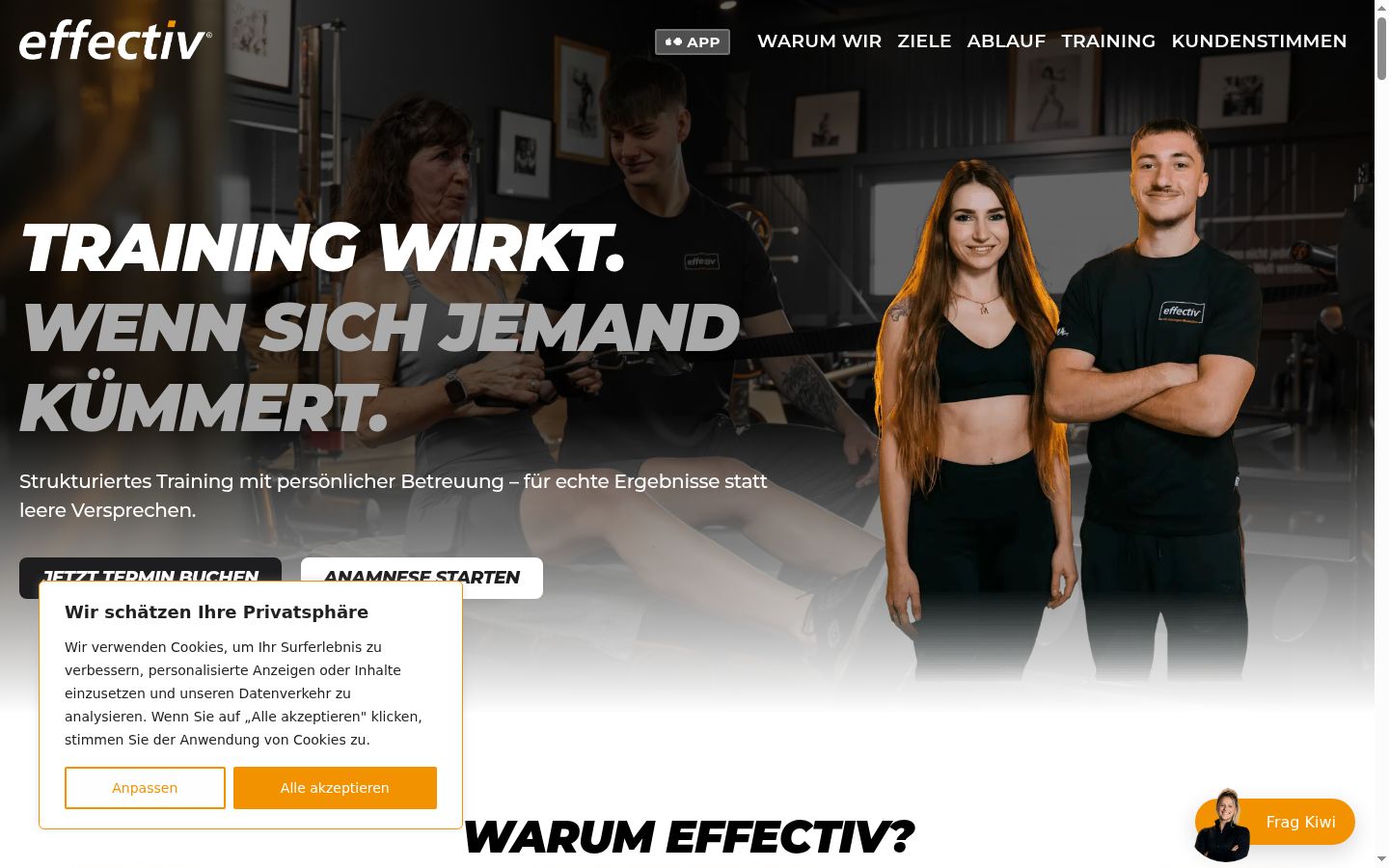 Screenshot tal-banner tal-kunsens muri qabel kwalunkwe interazzjoni