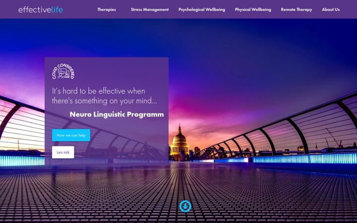 Screenshot of effectivelife.co.uk