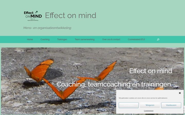 Snímek obrazovky effectonmind.nl