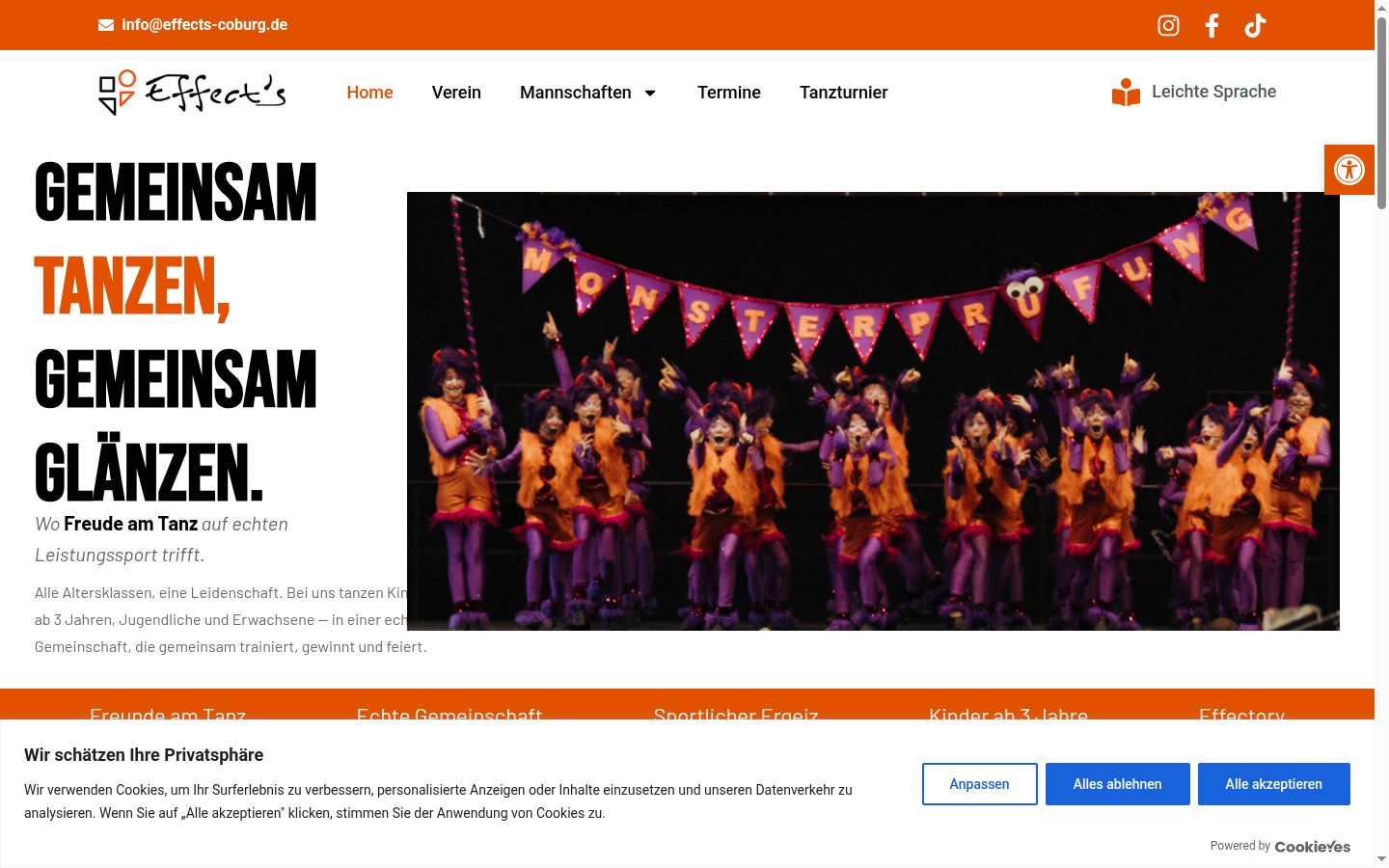 Screenshot tal-banner tal-kunsens muri qabel kwalunkwe interazzjoni
