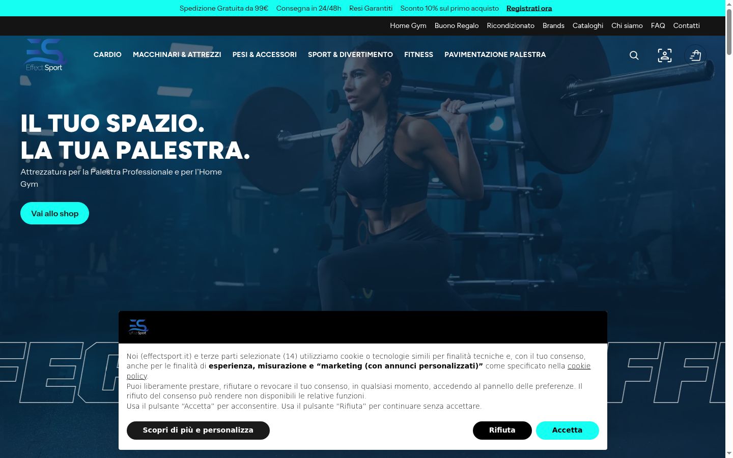 Screenshot tal-banner tal-kunsens muri qabel kwalunkwe interazzjoni