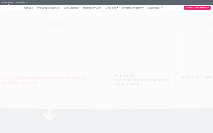 Screenshot of effectus-hr.nl
