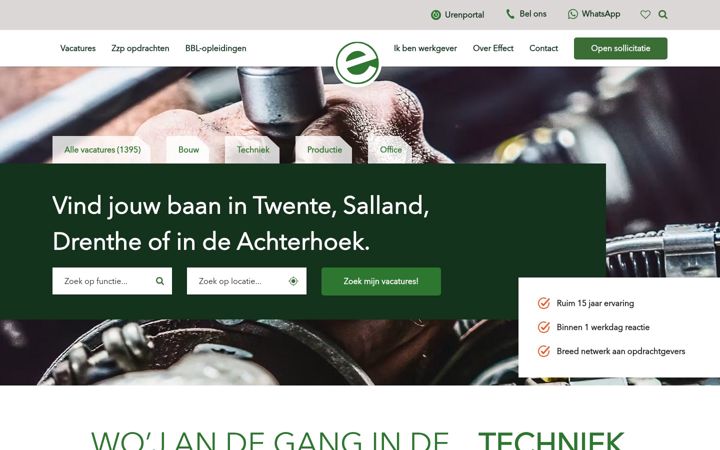 Screenshot of effectwerkt.nl