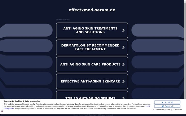 Screenshot of effectxmed-serum.de