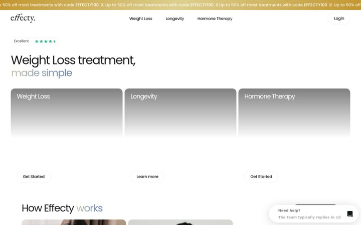 Screenshot of effecty.com