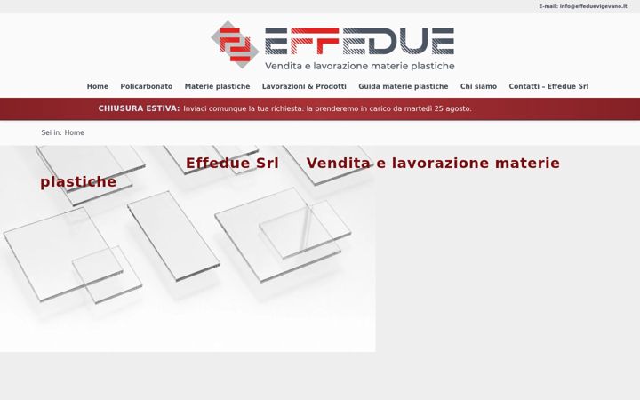 Screenshot of effeduevigevano.it