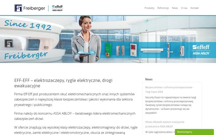 Screenshot van effeff.pl