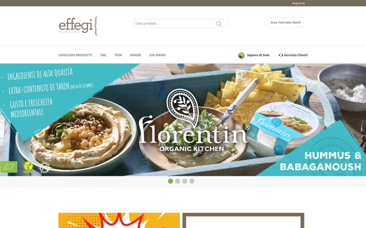 Screenshot of effegifood.com