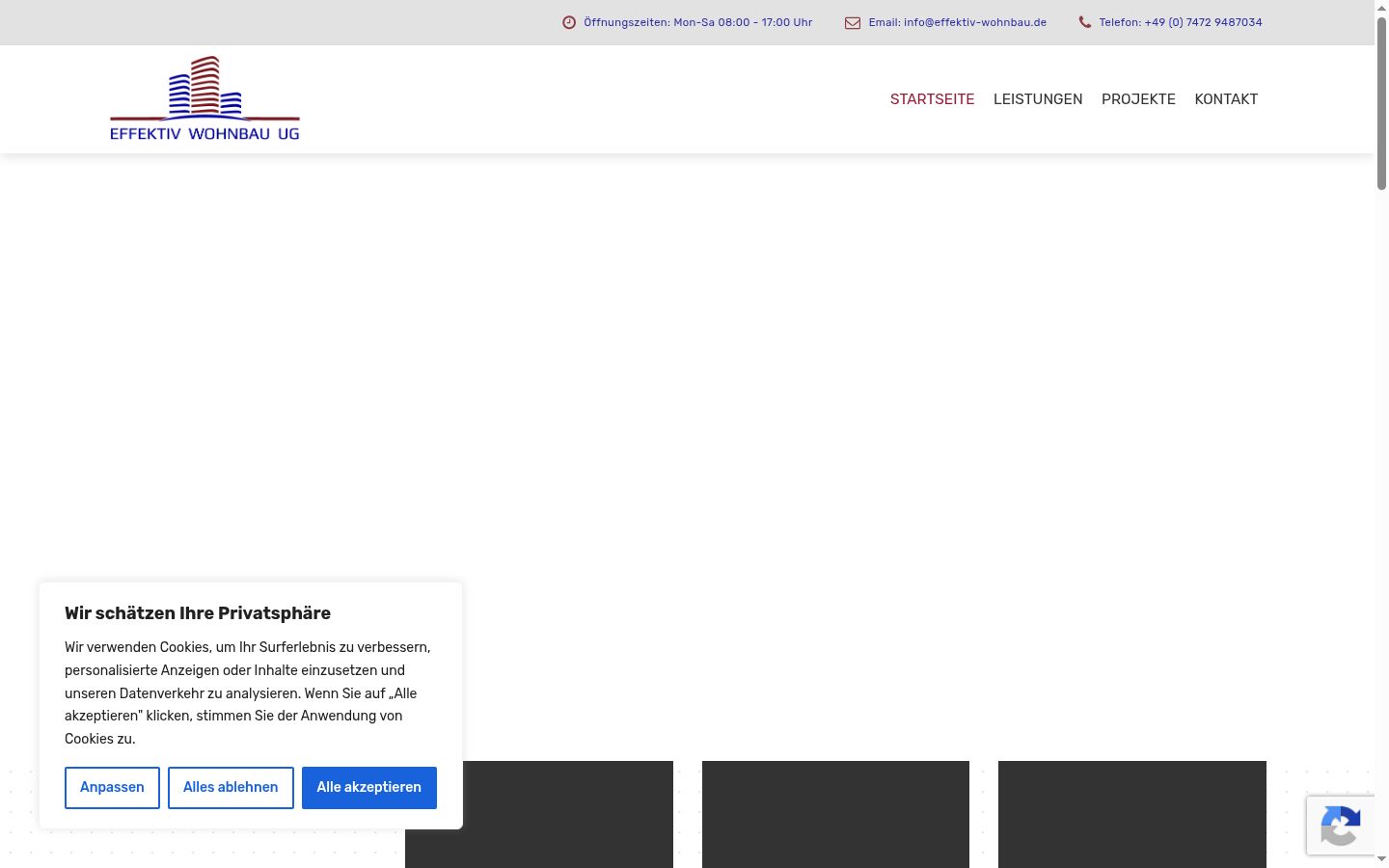 Screenshot του banner συγκατάθεσης που εμφανίστηκε πριν από οποιαδήποτε αλληλεπίδραση