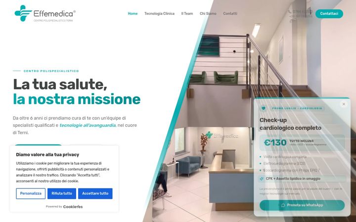 Screenshot of effemedica.it