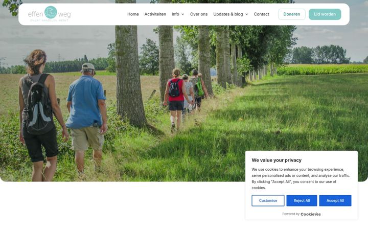 Screenshot of effenweg.be