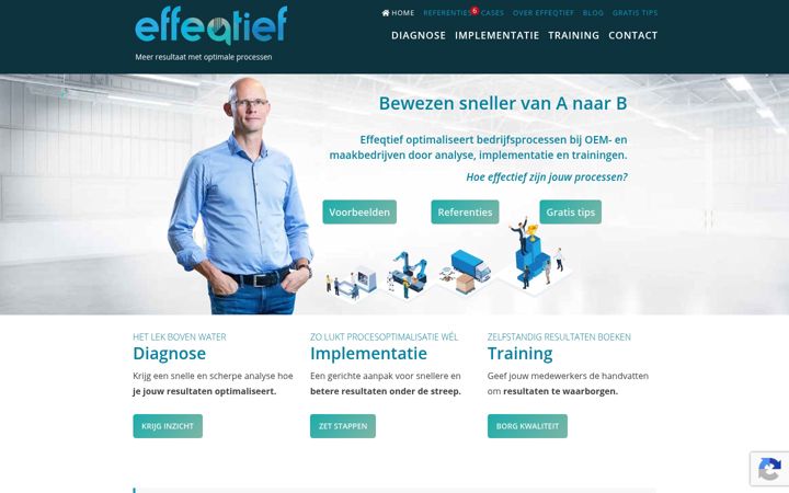 Screenshot of effeqtief.nl