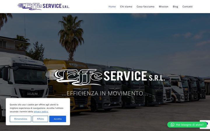 Screenshot of effeservicesrl.com