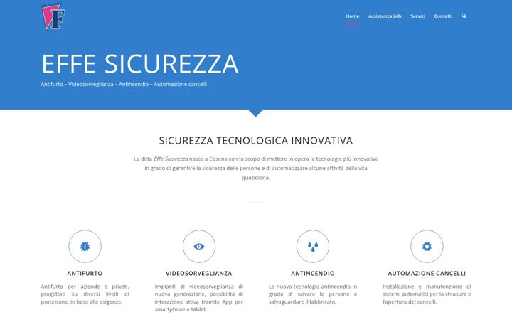 Screenshot of effesicurezza.it