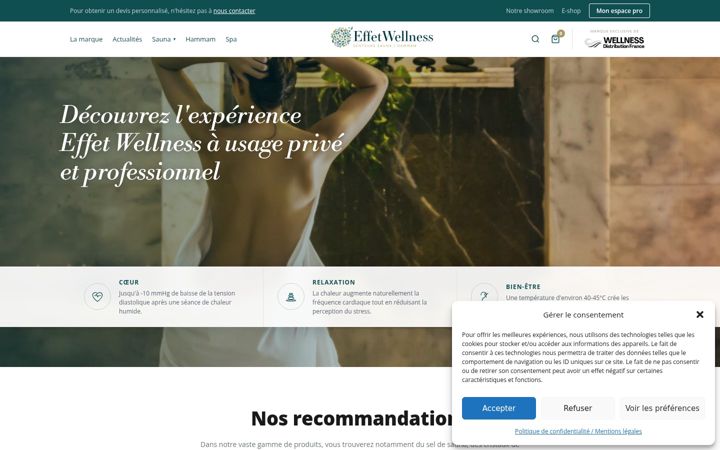 Screenshot of effet-wellness.fr