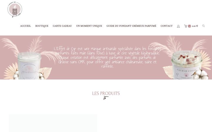 Screenshot of effetdecyr.fr