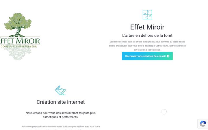 Screenshot of effetmiroir.com