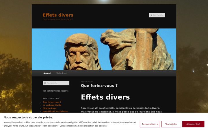 Screenshot di effets-divers.fr