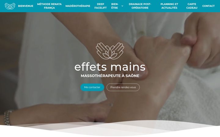 Screenshot di effets-mains-drainage-lymphatique.fr