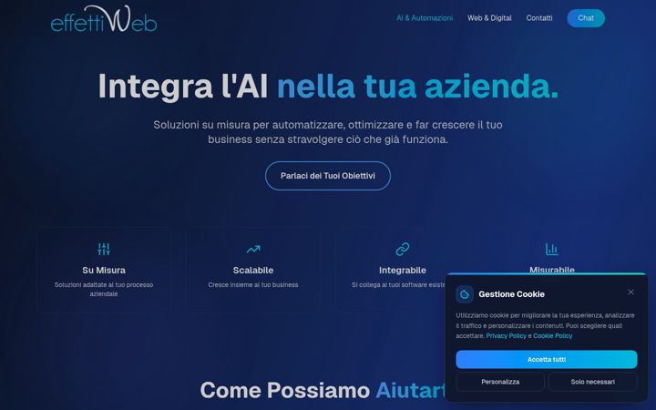 Screenshot of effettiweb.com