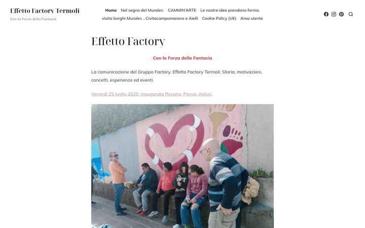Screenshot of effettofactory.altervista.org