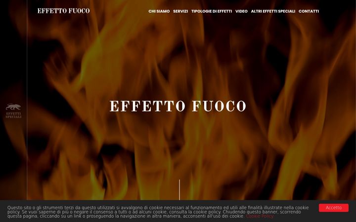 Screenshot of effettofuoco.net