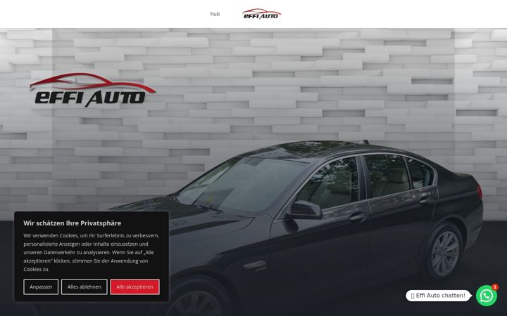 Screenshot of effi-auto.ch