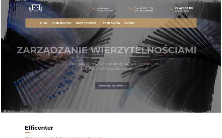 Screenshot van efficenter.pl