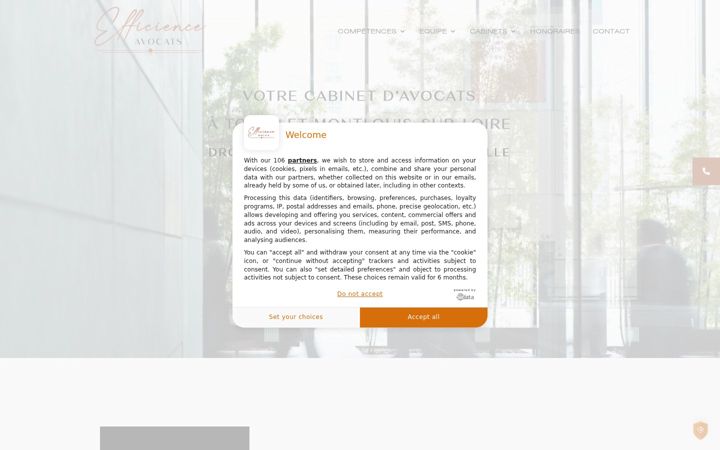 Screenshot di efficience-avocats.fr