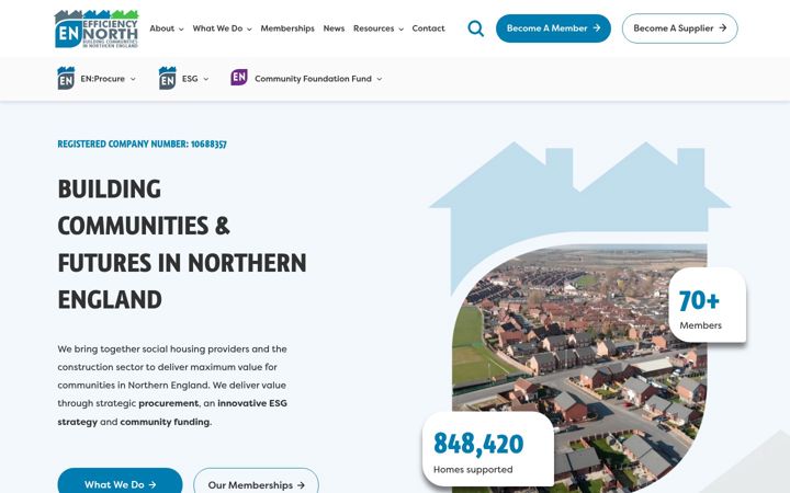 Screenshot of efficiencynorth.org
