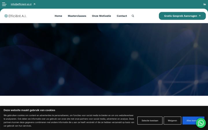 Screenshot ta' efficient-ai.nl